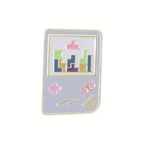 Retro GameBoy Tetris Enamel Pin